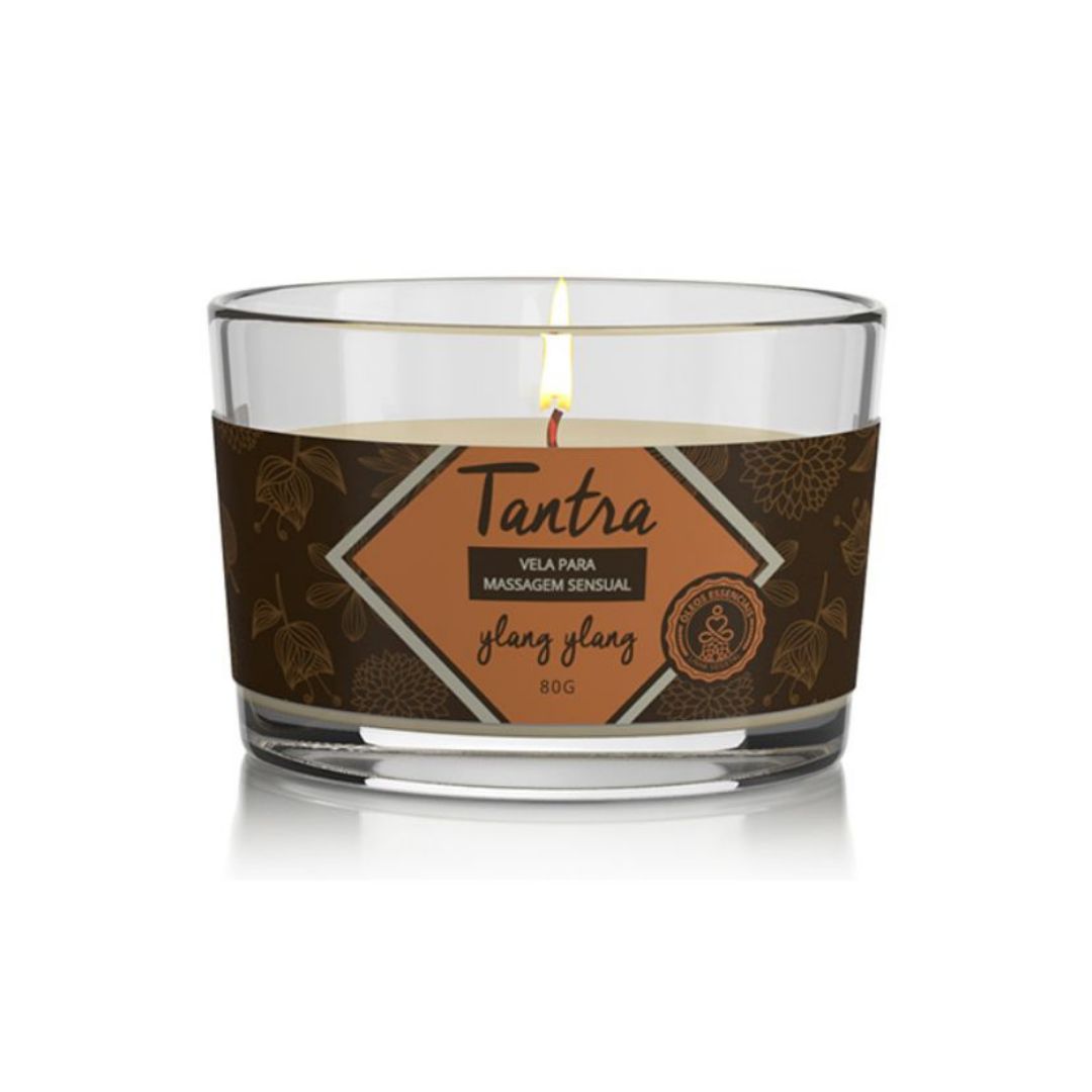 Vela Para Massagem Sensual Tantra Ylang Ylang - 80g - Imagem 2